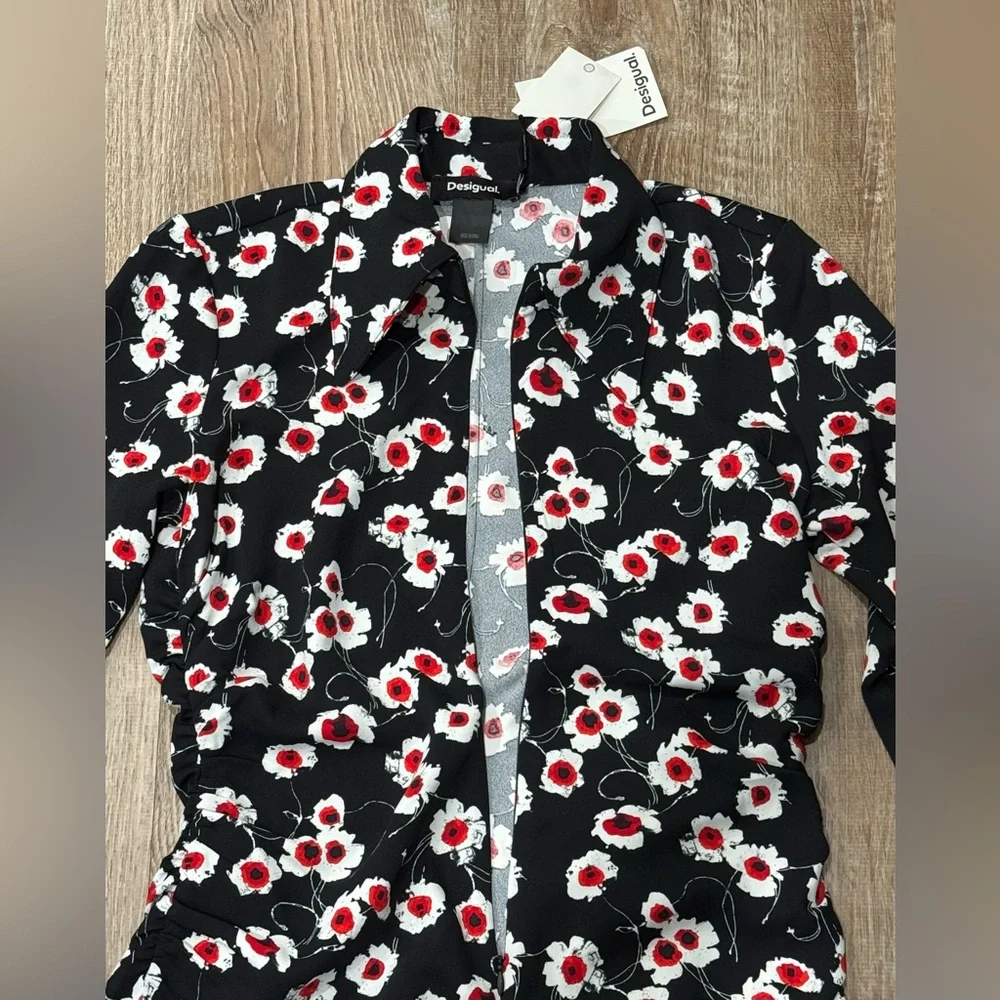 Desigual Short Floral Shirt Dress